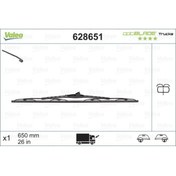 Resim Valeo Silecek Supurgesi 650mm (x1) Optiblade (agir Ve Hafif Vasita Grubu) Fiskiyeli 
