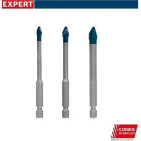 Resim Expert Hex-9 3'lü 5-6-8 mm Sert Seramik Delme Ucu 2608900595 