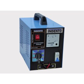 Resim Indento Akü Şarj Cihazı (Redresör) 12 ve 24 Volt 25 Amper 