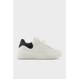 Resim Armani Exchange Logolu Kalın Taban Sneaker Ayakkabı Bayan Ayakkabı XW002149 AF19528 M0017 