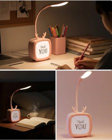 Resim Modern Tasarımlı Şarj Edilebilir Led Gece Lambası Çok Renkli 