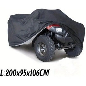 Resim Turcoshop11 L Model Siyah Atv Kılıfı Çoklu Araçlar İçin Taşıma Çantası Dahil 