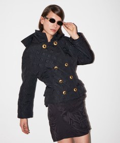 Resim Vintage Gianni Versace Kapitone Mont 