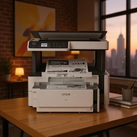 Resim Epson Ecotank M2170 Wifi Fotokopi Tarayıcı Mürekkep Tanklı Yazıcı Yüksek Tarama Hızı ve Çözünürlüğü 