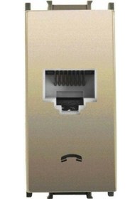 Resim Panasonic Modüler Dore Nümeris Telefon Prizi Cat-3 Altlık+kapak 1m - Wvtt14024dr-tr 