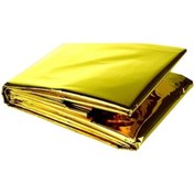 Resim Acil Durum Ilk Yardım Battaniyesi Termal Battaniye Nem Ve Soğuktan Koruma Su Geçirmez 