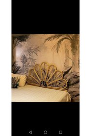 Resim Naturel bambu Bambu Yatak Başlığı 