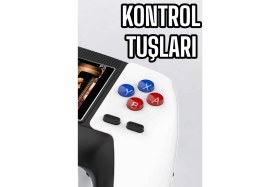 Resim Gültekin Gamepad 520 Retro Oyunlu Taşınabilir El Konsolu Atari 