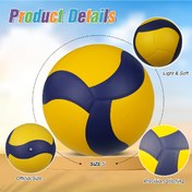 Resim Eğitim ve Yarışma için Yüksek Esneklikli Voleybol - Dayanıklı, Taşınabilir, Çift Kullanımlı Top, Hassas Geçiş ve Atış İçin İdeal, Yetişkin Unisex için Mükemmel, Yetişkinler için Voleybol Eğitimi | Profesyonel Voleybol | Dayanıklı Voleybol 