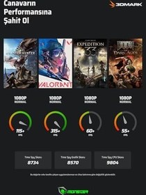 Resim Monster Abra A5 V20.7.4 Intel Core i7 13620H 16 GB RAM 1 TB SSD 6 GB RTX 4050 Freedos 15,6" FHD 165 Hz Oyun Bilgisayarı 