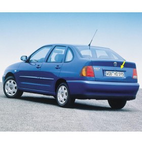 Resim PLASTECH Vw Volkswagen Polo Classic Sedan 1996-2002 Arka Bagaj Kapağı Plaka Lambası Tutamak Çıtası 6k5827577 