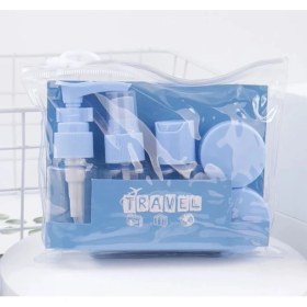 Resim Bucuks Mey Ithalat® 6 Parça Renkli Kapaklı Seyahat Için Boş Şişe Seti 