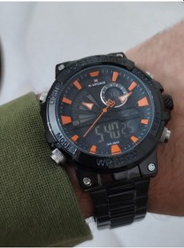 Resim Naviforce Erkek Kol Saati Çift Kordonlu Dijital & Analog 2104 