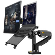 Resim NB F160L Ayarlanabilir Amortisörlü Laptop Standı ve Ergonomik Mo 