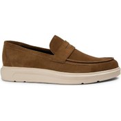 Resim Deery Hakiki Süet Taba Rengi Comfort Erkek Loafer - 01564mtbap10 Taba 