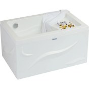 Resim Perry Oturmalı Dikdörtgen Küvet 110x70, H55 (Gövde + Metal Ayak + Ön Panel) 