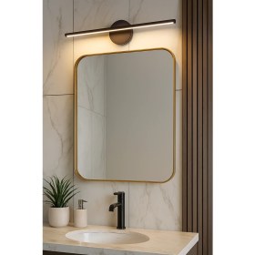Resim Mikro Aydınlatma Samsung Ledli Dekoratif Banyo Duvar Ayna Tablo Aydınlatması Flüt Aplik Günışığı 