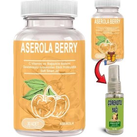 Resim Bezos Aserola Berry 2 Ad Aserola Ekstratlı C Vitaminli Probiyotik 30LU Soft Jel Kapsüller + Çörek Otu Yağı 