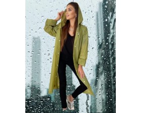 Resim Shopiolog Kadın Erkek Yağmurluk Kapüşonlu Çıtçıtlı Eva Siyah Yağmurluk 