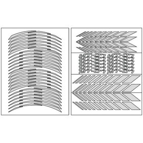 Resim Florasan Yeşil Yamaha Mt-07 Uyumlu Racıng Jant Şeridi 
