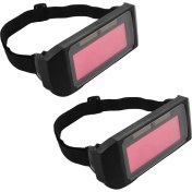 Resim Kagen Flyeer 2x Otomatik Kararan Kaynak Kask DIN11 Dayanıklı Otomatik Işık Değişimi Parlama Önleyici Gözler Kalkanı Gözlüğü Gözlük Maskeleri (Yurt Dışından) 