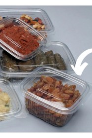 Resim Gold ambalaj Plastik Sızdırmaz Kap 500 Gr Cc Kullan At Tek Kullanımlık Plastik Kapaklı Kase 50 Adet 