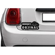 Resim MUG Shop Herşey Sticker 20X9,5CM Modife Araclara. Siyah. 