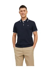 Resim Jack & Jones Jjepaulos Polo Ss Noos Lacivert Erkek Polo Yaka Kısa Kol T-shirt 000000000102684555 