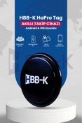 Resim HBB-K Hapro Tag Ios & Android Uyumlu Airtag Akıllı Gps Takip Cihazı(SİYAH) 