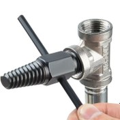 Resim 1pc Çift Kullanımlı 1/2 İnç 3/4 İnç Çift Başlı Musluk Valfi, Kırık Vida Çıkartıcı, Hasarlı Cıvatalar Tel Boru Çıkartıcı Çıkarıcı Aletler 