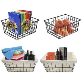 Resim 5 Adet Dolap İçi Organizer Banyo Mutfak Oyuncak Makyaj Sepeti 