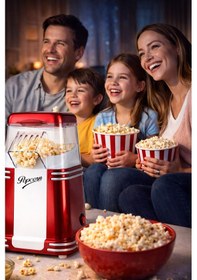 Resim Thomax PM1300-S Mısır Patlatma Makinesi Yağsız Ve Sağlıklı Popcorn 