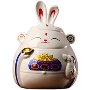 Resim Suntek Tavşan Kumbara Koleksiyonu Heykel Süs Yeni Yıl Ev 