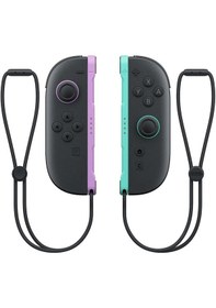 Resim Nintendo Switch 2 Joycon Oyun Kolu Açık Mor / Açık Yeşil 