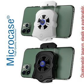 Resim Microcase Siyah Cep Telefonu Soğutucu Fan 500 Mah Pil 400 Rpm Al2523 