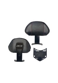 Resim Honda Pcx 2021 - 2024 Uyumlu Kırmızı Desen Sissy Bar Çok Renkli 