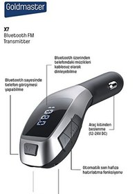 Resim X7 FM Transmitter Araç Kiti 