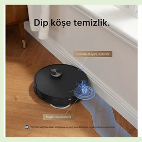 Resim Dreame En Gelişmiş ve Güçlü Süpürme SistemiUltra Kenar Temizliği Mop Robot Süpürge Siyah 