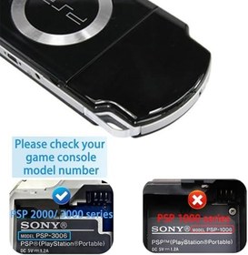 Resim OSTENT Sony PSP 2000/3000 ile uyumlu akü koruması tavan kapısı onarım parçaları yedek renk siyah 