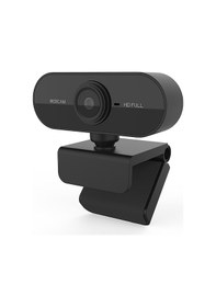Resim Yaozixa 1080p Hd Webcam Usb 2.0 Mikrofonlu, Klem Sistemi İle Entegre, 1.3m Kablolu, Video Konferans/canlı Yayın İçin Siyah 
