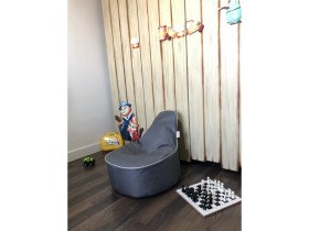 Resim Pufumo Twingo Çocuk Armut Koltuk Gri ( 0-5 yaş ) 