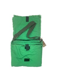 Resim Old Cotton Cargo Vintage Salaş Orta Boy Unisex Günlük Çapraz Postacı Tablet Çantası M 32 Cm X 27 Cm Yeşil 
