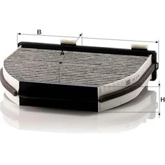 Resim Mann-Fılter Cuk 29 005 Karbonlu Kabin Filtresi (Mercedes-Benz) 
