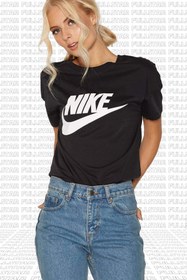 Resim Nike Futura Tee Dökümlü Hafif Parlak Modal Örme Solmaya Dayanıklı Tişört Unisex 