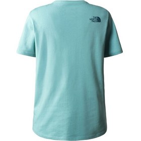 Resim The North Face W Foundatıon Graphıc Tee - Eu Kadın T-shirt Nf0a55b2lv21 Mavi 