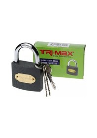 Resim Tri-max Gri Döküm Asma Kilit 63 Mm Mk2326 Baytec 