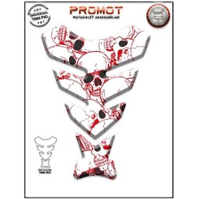 Resim Motosiklet 3d Kabartmalı Üniversal Tankpad 291 