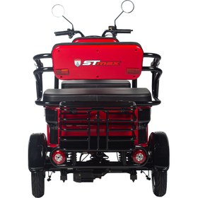Resim Stmax Elit 960 3 Tekerli Elektrikli Moped - Kırmızı 