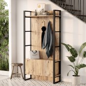 Resim Yurudesign ML13 Iron Metal Vestiyer Portmanto Ayakkabılık 