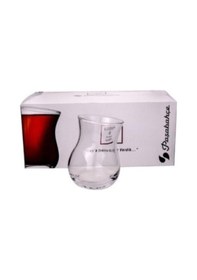 Resim Kozan 6 Lı Çay Bardağı Yatık Yan Eyik 42661 